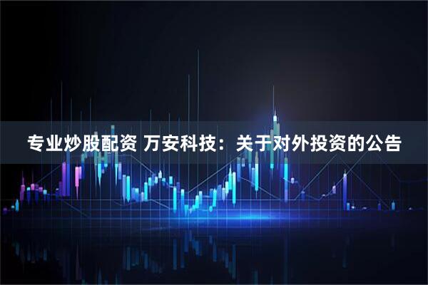 专业炒股配资 万安科技:关于对外投资的公告